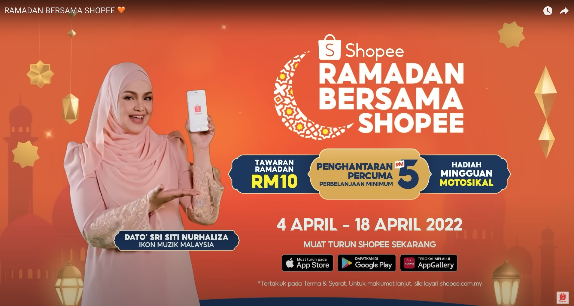 Dato' Siti Nurhaliza's collaboration with Shopee Malaysia