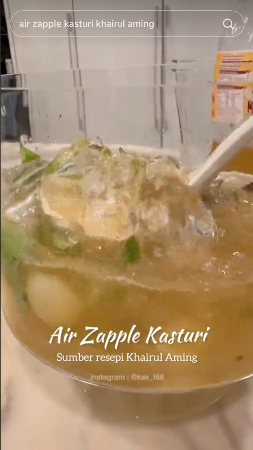 Khairulaming recipe video