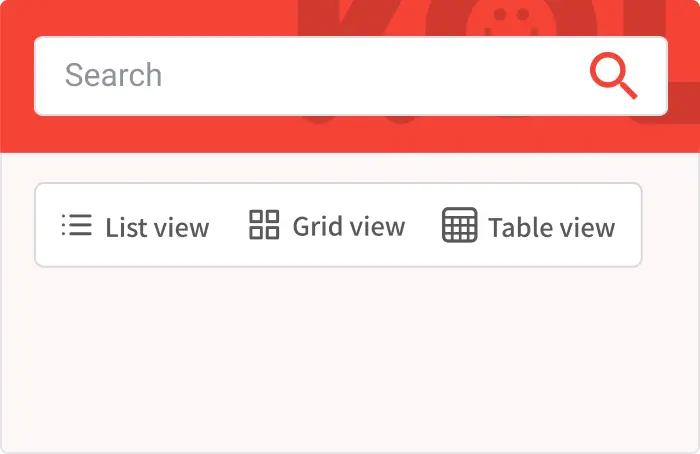 Search Item View Mode