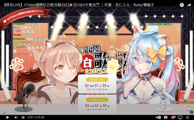 Vtuber 國際紅白歌合戰